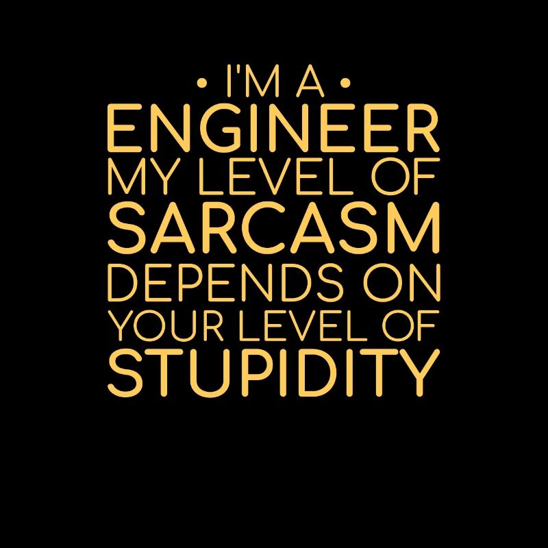 "Engineer Sarcasm | Ingenieur"
