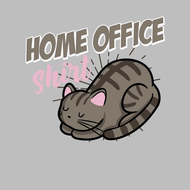Home Office avec chat chat et cätchen Homeoffice