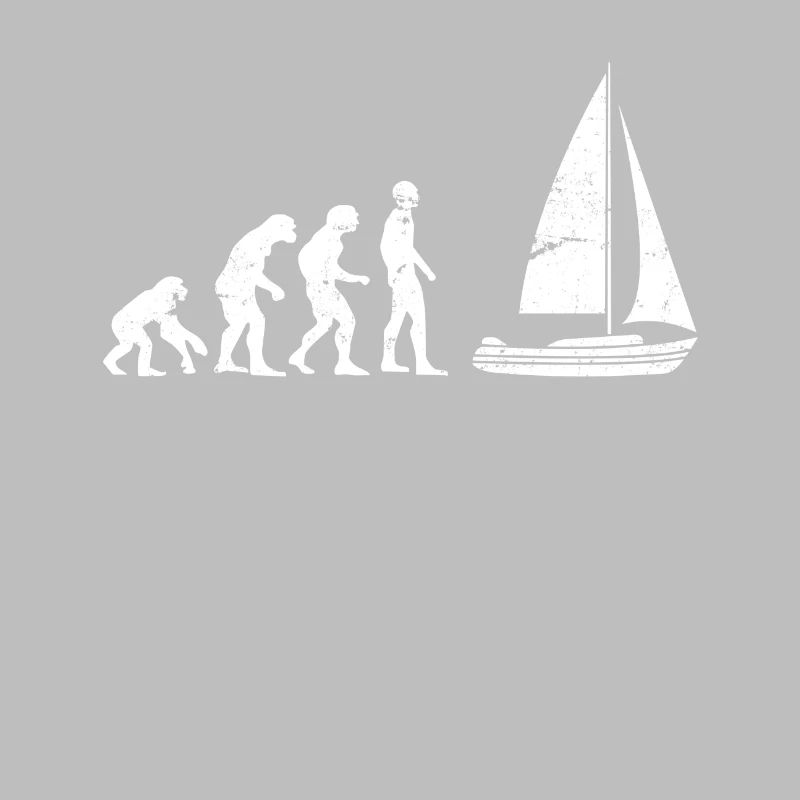 Segelboot Bootsfahrer Evolution Mensch Entwicklung