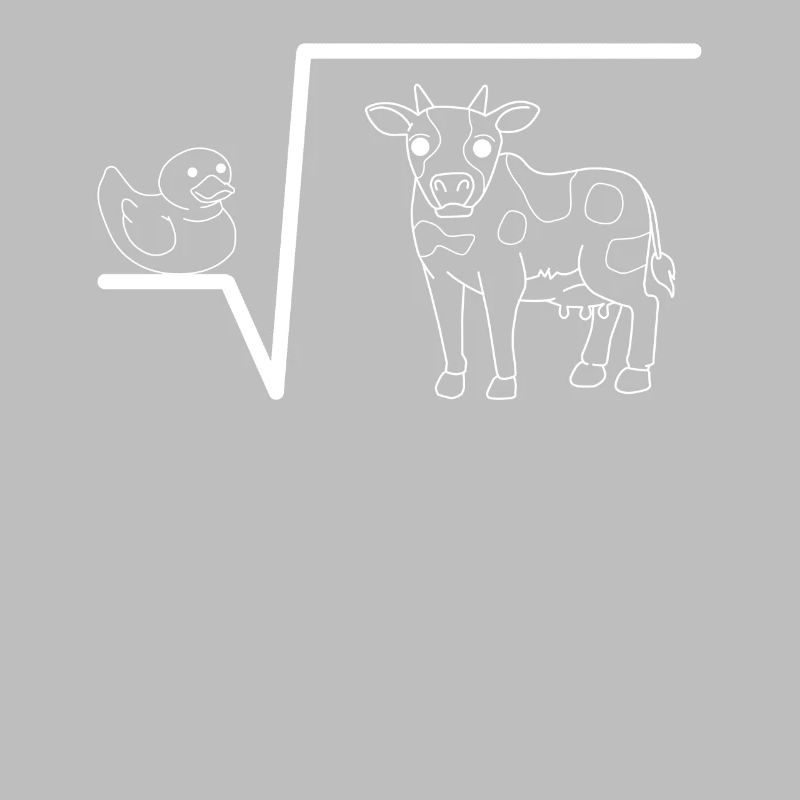 Duck Root Cow Math Jeu De Mots Math Math