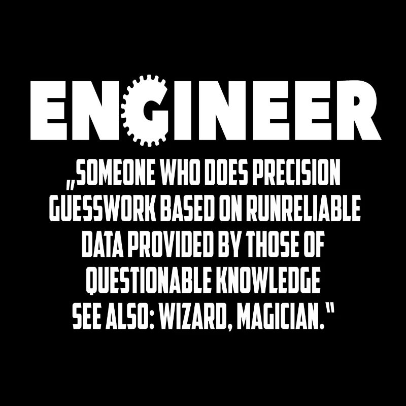 Engineer Definition lustig Humor Geschenk