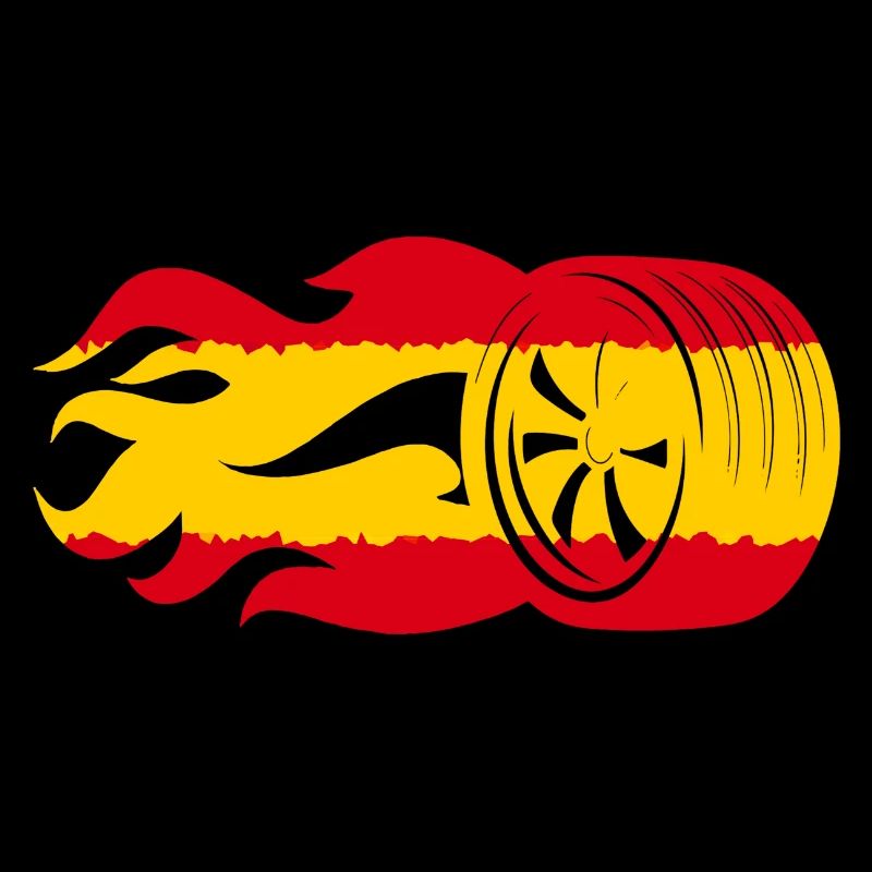 Drapeau du sport automobile espagnol