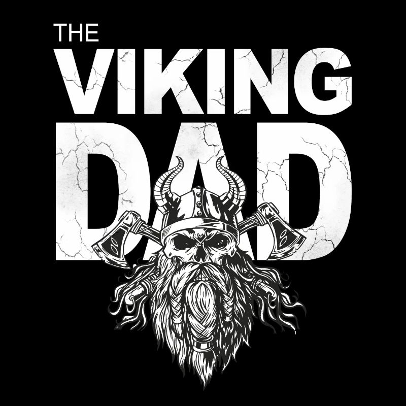 The Viking Dad Viking dad with a beard