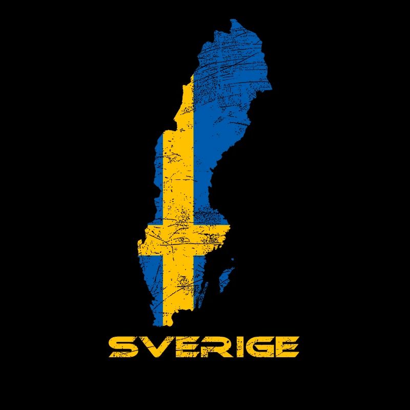 Suède Pays-Drapeau
