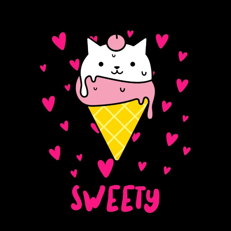 Sweety - Chat à la crème glacée