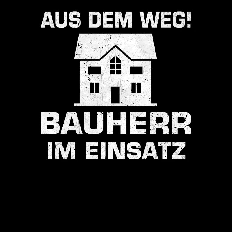 Bauherr Eigenheim Aus dem Weg Bauherr im Einsatz