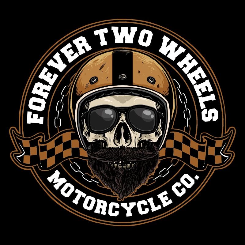 Forever Two Wheels Motorcycle I Biker Motorcycle