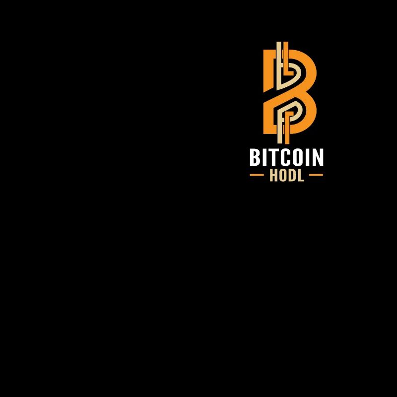 Bitcoin HODL mit Bitcoin Logo - HODL Bitcoin Geschenk