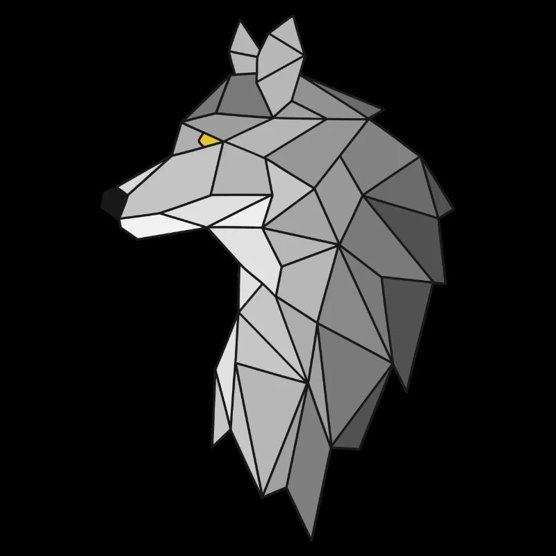 Wolf - Polygon - geometrisch