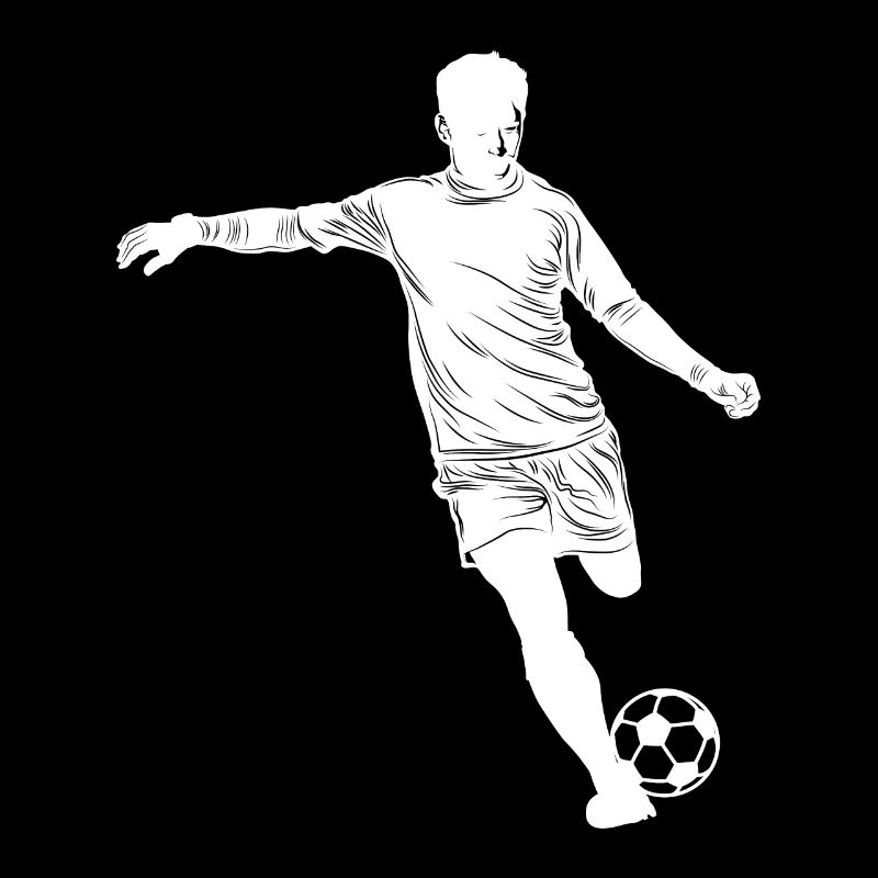 Fußball Silhouette