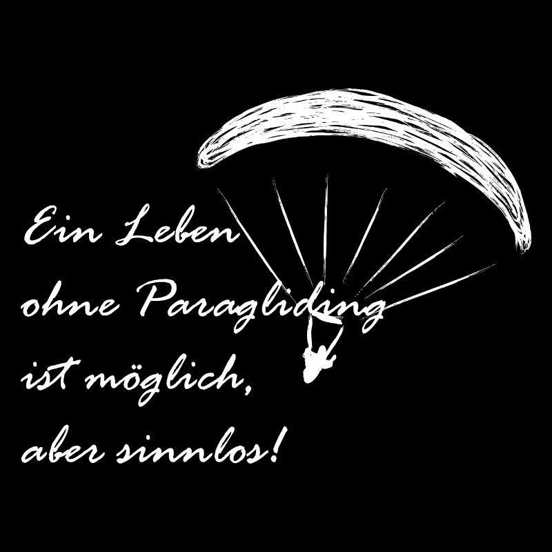 Paragliding Geschenk Gleitschirmflieger Tshirt