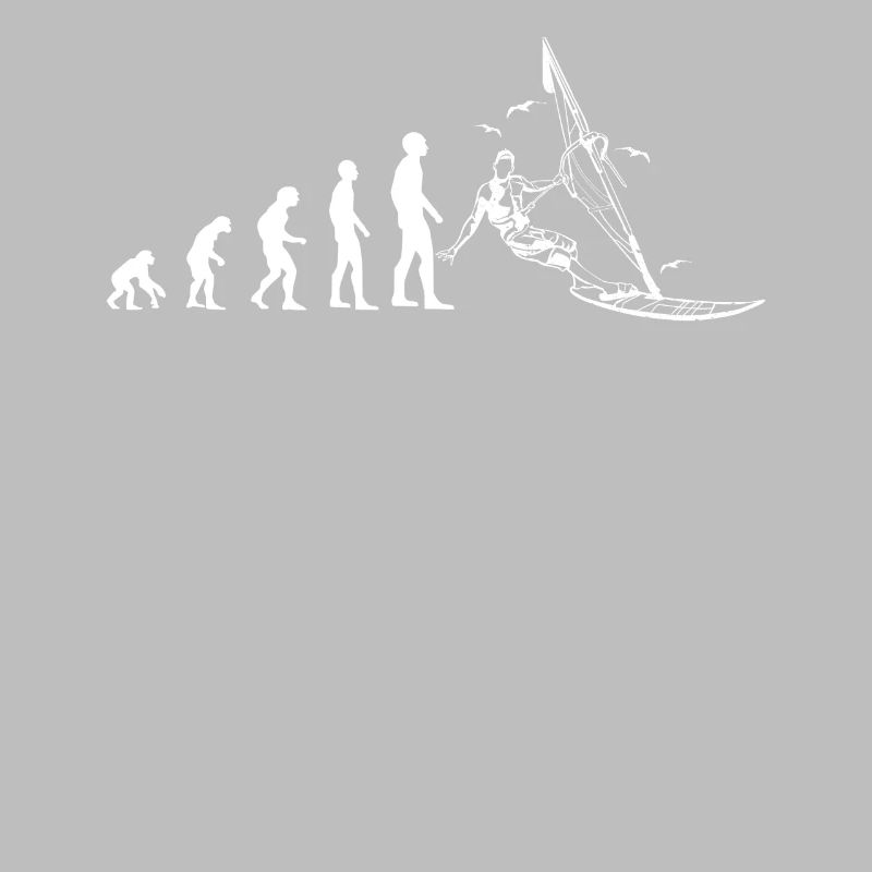 Evolution Wind Surfing en blanc, planche à voile