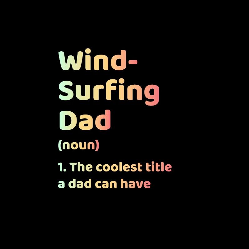 windsurfing Dad Fathers Day Gift