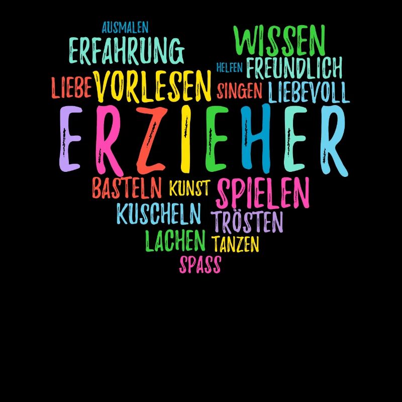 Kindergärtner Erzieher Herz Geschenk