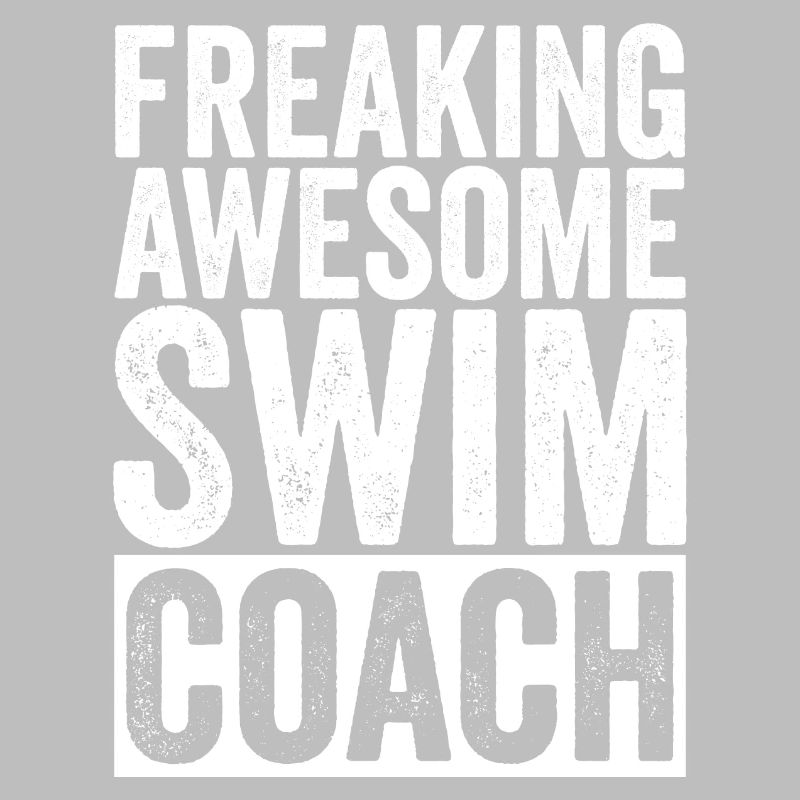 Funny swimming trainer training manager