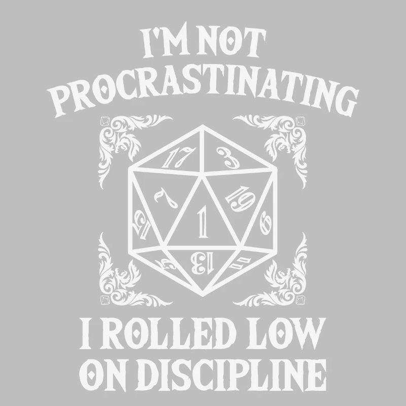 Dungeons D20s Cube DM Procrastination RPG Gamer
