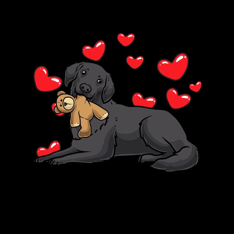 Plat Coated Retriever Chien