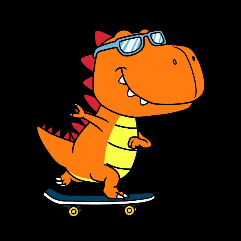 T-Rex Dinosaurier Trex Dino Skateboard