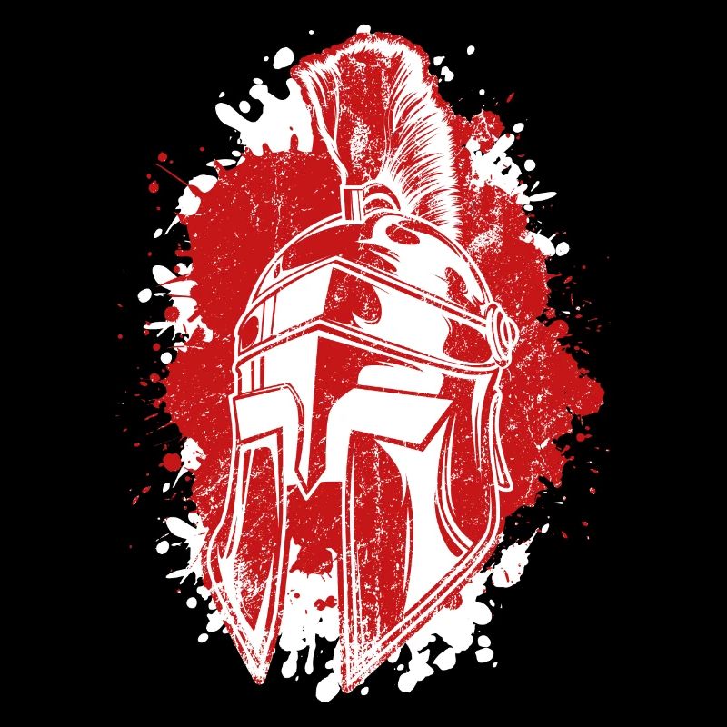 spartiate casque splatter sparta krieger