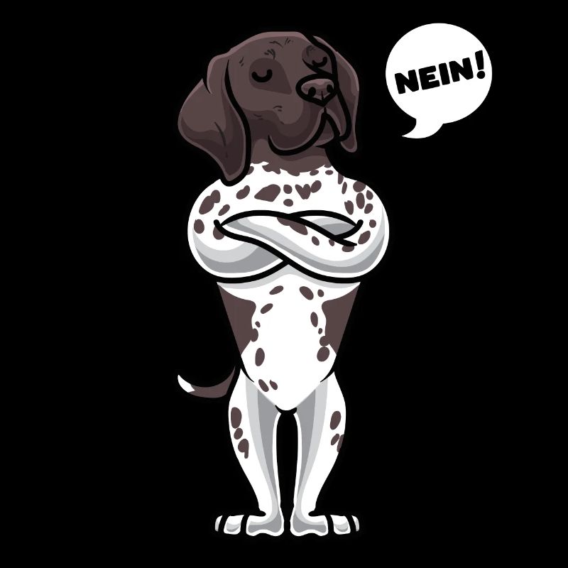 Sturer Deutsch Kurzhaar Hund