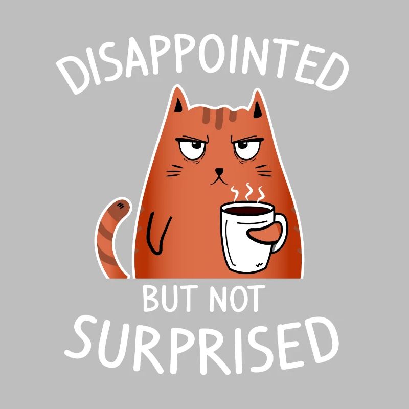 Disappointed but not surprised -