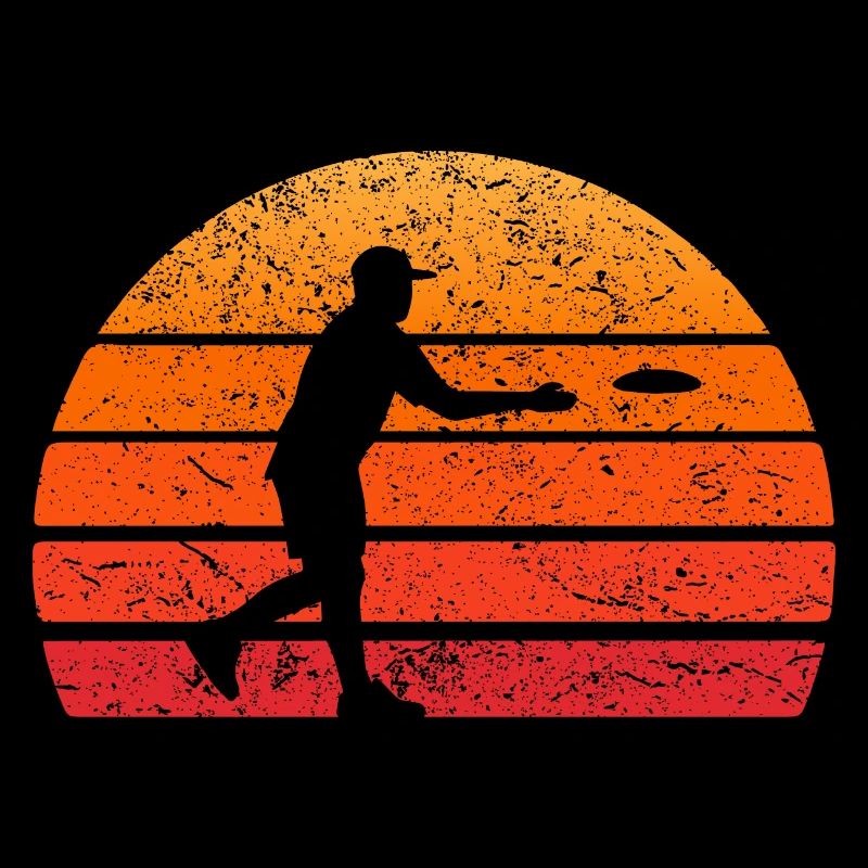 Disc Golf Frisbee Retro Geschenk