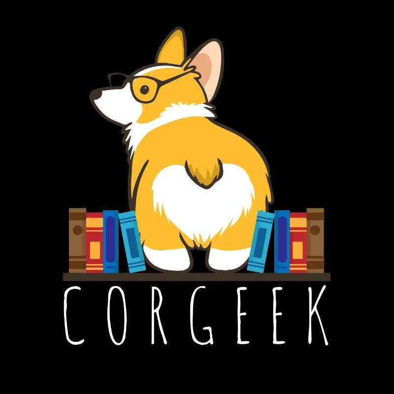 Corgeek - Chien Corgi Nerd Geek Drôle