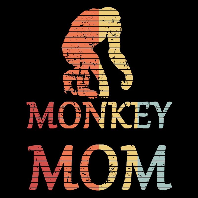 Monkey Mom Affen Mutter