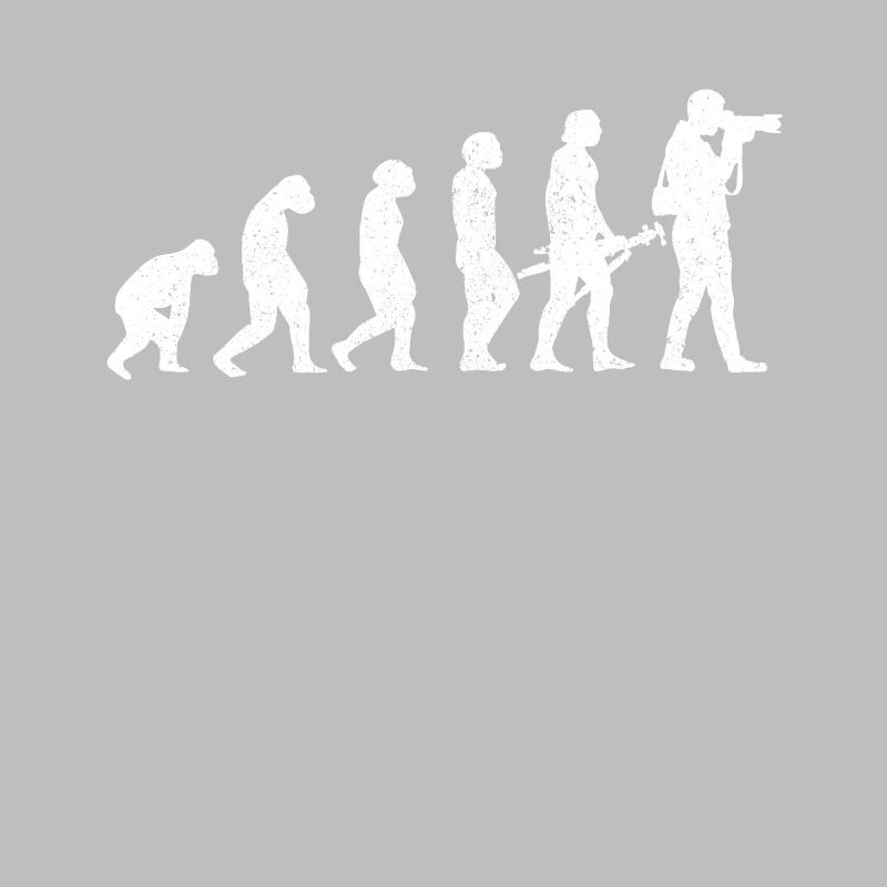 Fotograf Evolution - Kamera Fotografie Geschenk