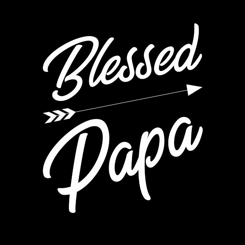 Blessed Papa Cute Unique Dad