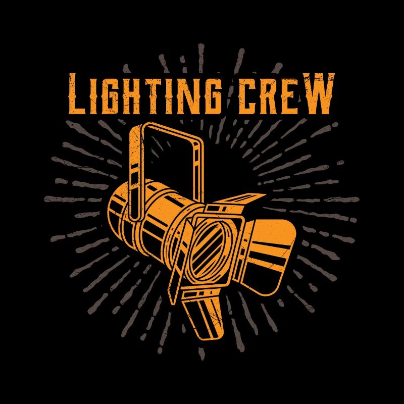 ÉCLAIRAGE CREW lumière rétro technicien lumière cadeau
