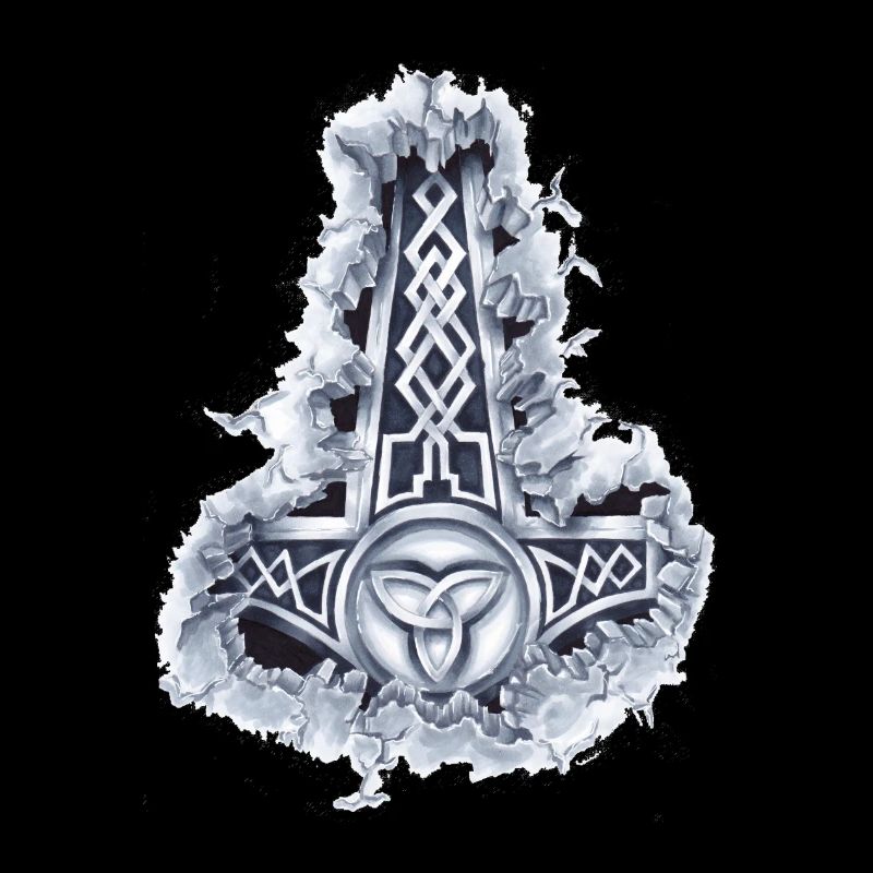 Thors Hammer bei Stavros_ink32