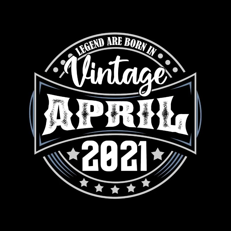 April 2021. Geburtstagsgeschenk April 2021 April