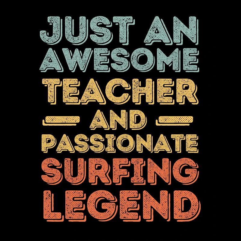 Instructeur Surf rétro