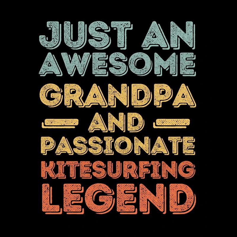 Opa Kitesurfen retro