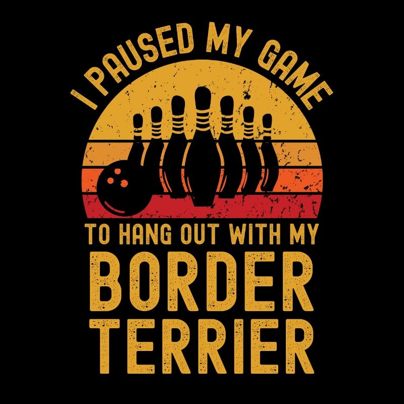 Bowling et Border Terriers
