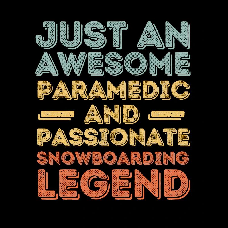 Paramedic Snowboard rétro