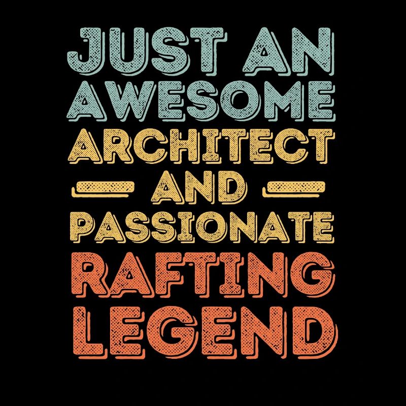 Architecte Rafting rétro