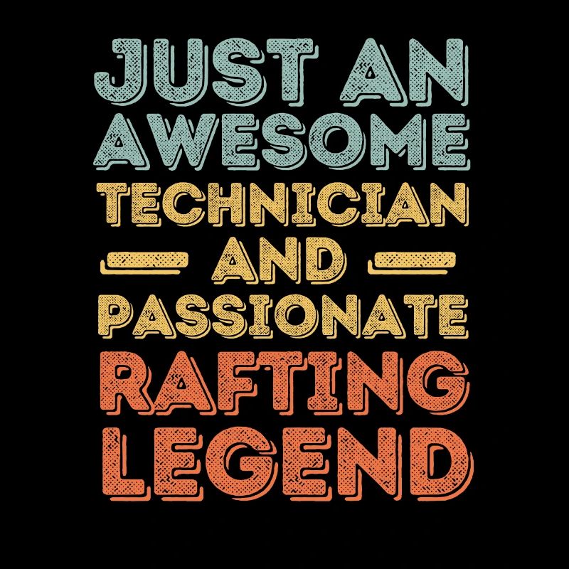Techniker Rafting retro