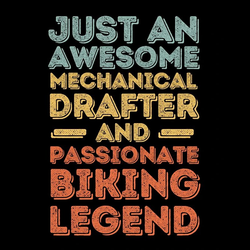 Dessinateur technique vélo rétro