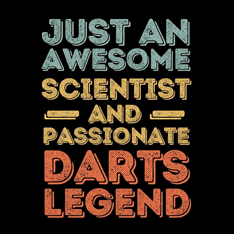 Scientifique Darts rétro