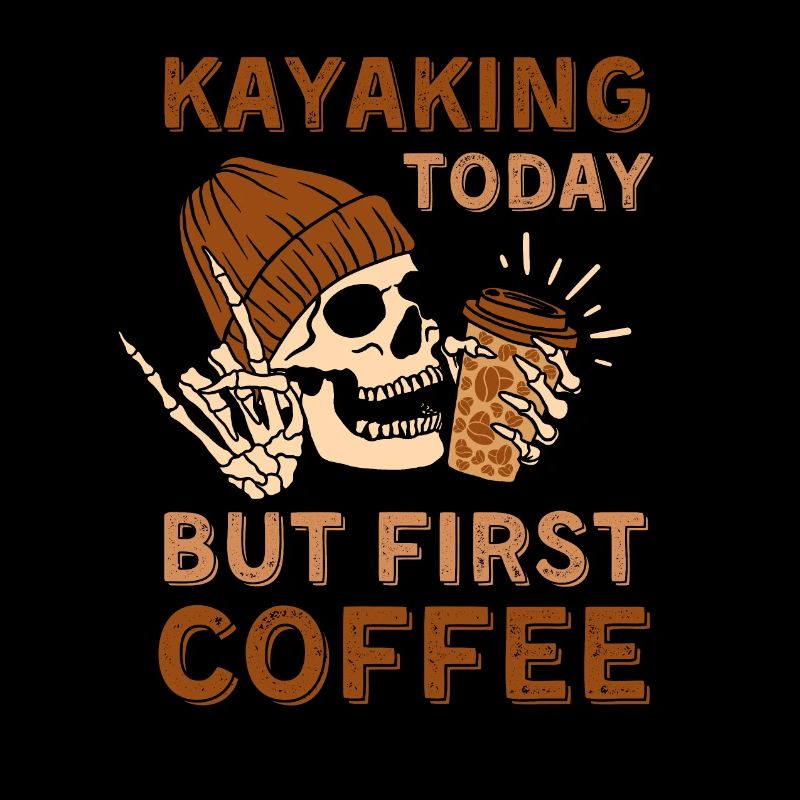 Coffee Kayaking skeleton