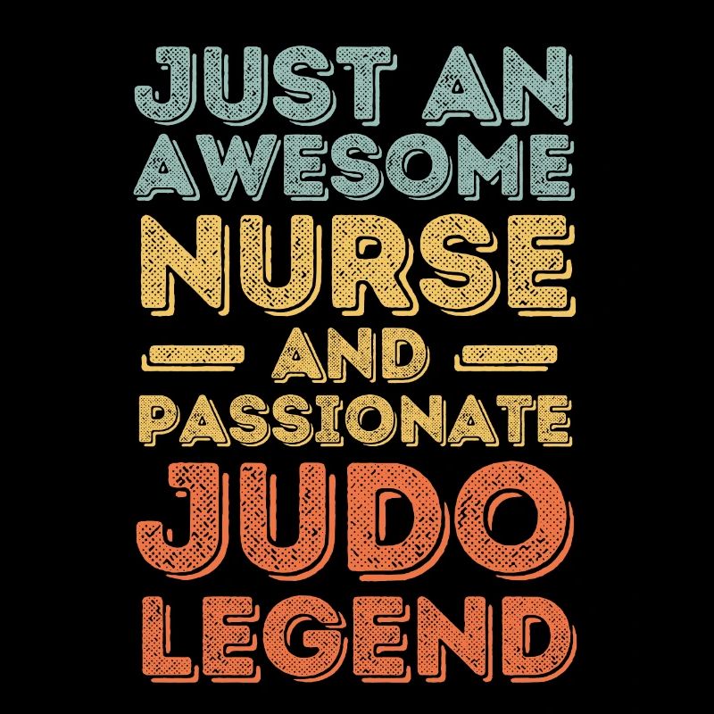 Krankenschwester Judo Legende retro