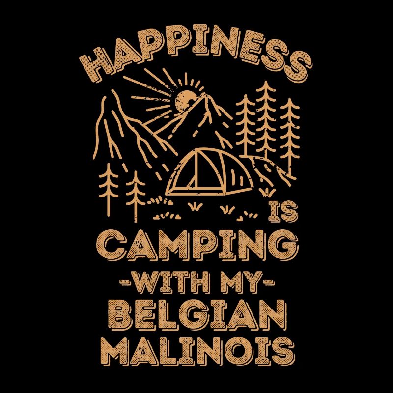 Camping mit Malinois