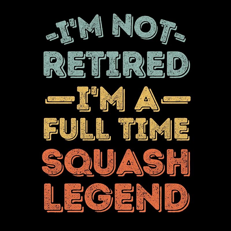 Retired and squash legend