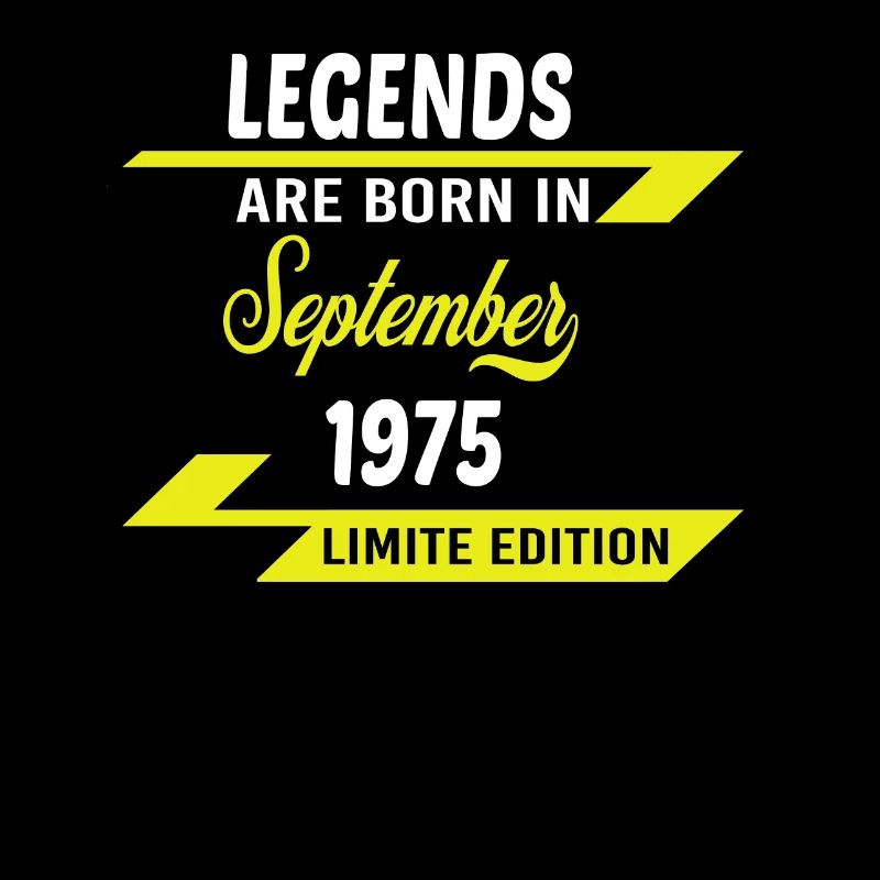LEGENDS ARE BORN IN 1975 GEBURTSTAGSGESCHENK