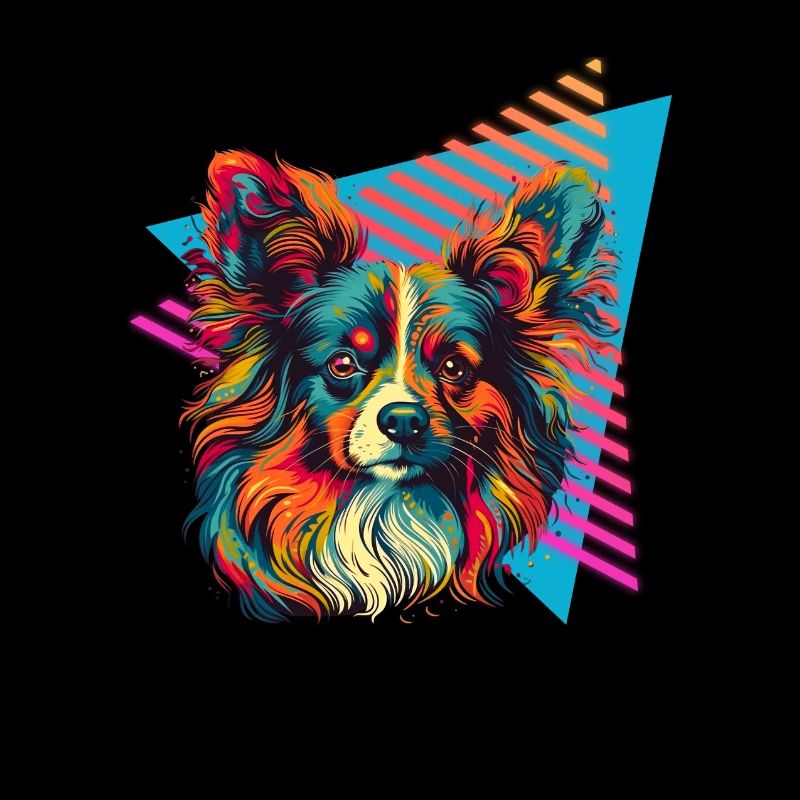 Papillon 80er Jahre Stil