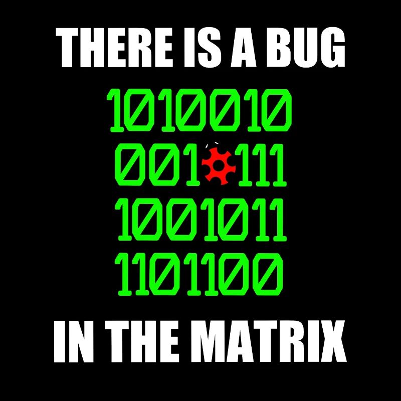 Es gibt einen Fehler in Matrix Marienkäfer Wortspiel, binär
