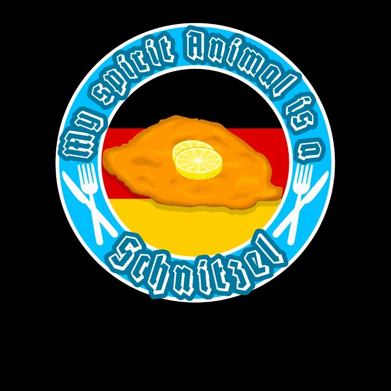 Mein Seelentier ist ein Schnitzel lustiger Spruch