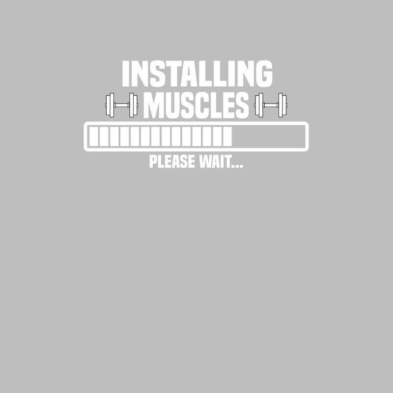 Installing muscles – please wait – bitte warten